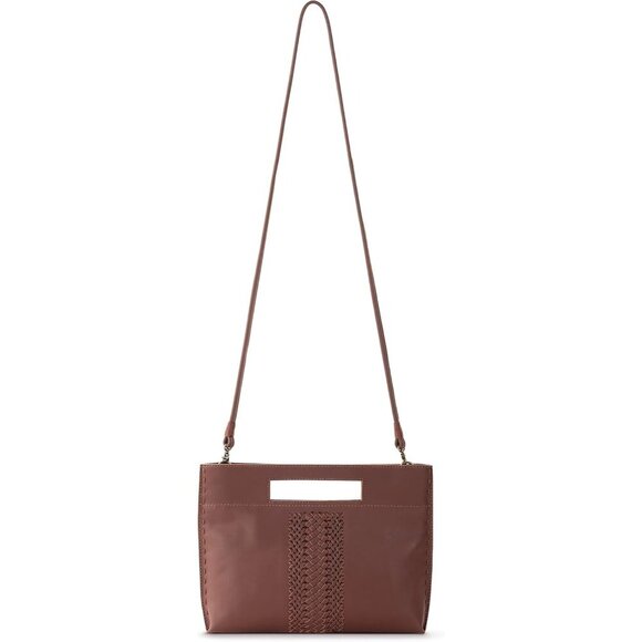Leather Crossbody Bag Womens Convertible Shoulder & Clutch Stylish & Sustainable - Picture 5 of 7